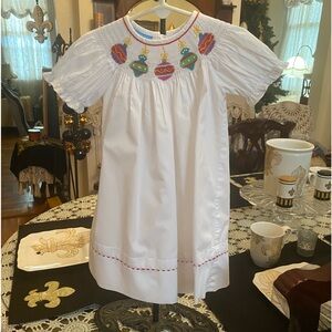 Anavini Smocked Infant Girls Dress size 18 months